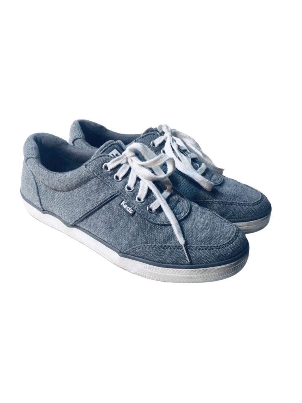 Keds Courty Core Grey Jersey Sneakers Womens Size 8 UK 5.5 EU 39 WF66274